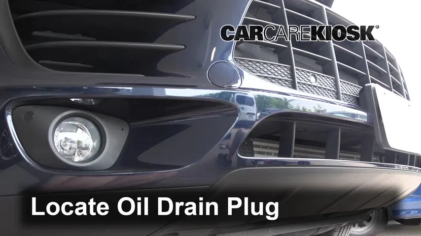 2018 Porsche Macan 2.0L 4 Cyl. Turbo Huile Changer l'huile et le filtre à huile